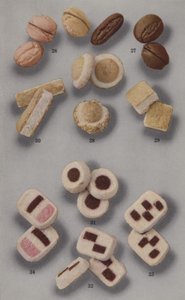 杏仁糖小册子的插图（彩色照片 作者 英国摄影师