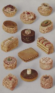 杏仁糖小册子的插图（彩色照片 作者 英国摄影师