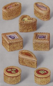 杏仁糖小册子的插图（彩色照片 作者 英国摄影师