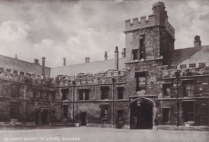 在前四合院，圣约翰学院 作者 英国摄影师