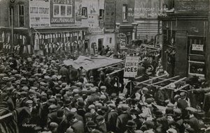 星期天早上在伦敦的Petticoat Lane 作者 英国摄影师