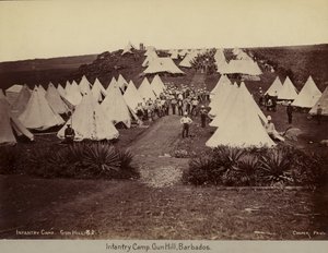 步兵营，枪山，巴巴多斯 作者 英国摄影师