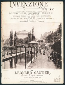 Invenzione Waltz，1885年在肯辛顿国际发明展览会上创作 作者 English Photographer