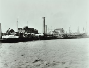 Isle of Dogs Pumping Station：exterior，1895 作者 英国摄影师