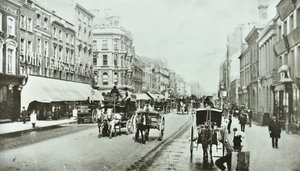 约翰路易斯，牛津街，威斯敏斯特LB：1890年牛津广场向东看 作者 英国摄影师