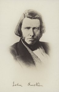 约翰拉斯金（1819-1900），英国作家，艺术评论家，艺术家和社会思想家 作者 English Photographer