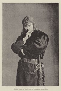 Josef Kainz，新德国哈姆雷特 作者 英国摄影师