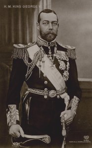 国王乔治五世（黑白照片） 作者 英国摄影师