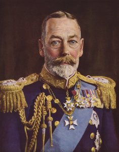 英王乔治五世（彩色照片） 作者 英国摄影师