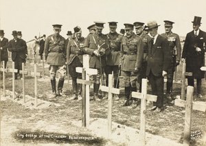 Passchendaele国王乔治五世在公墓 作者 英国摄影师