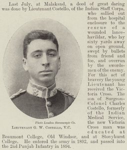 中尉GW Costello，VC 作者 英国摄影师