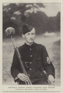 Thomson中尉（Queens Edinburgh Rifle Brigade），Bisley女王奖得主 作者 英国摄影师
