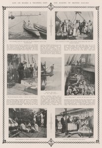 生活在训练船上，英国水手的制作 作者 English Photographer