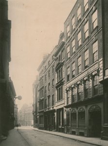 伦敦朗伯德街;照片;日期为1885年6月 作者 英国摄影师