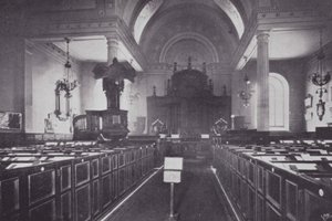 伦敦城市教堂：St Mary-at-Hill（黑白照片） 作者 英国摄影师