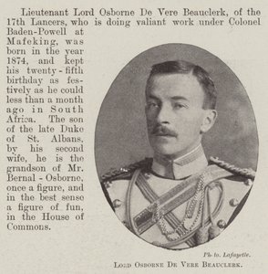 Lord Osborne De Vere Beauclerk 作者 英国摄影师