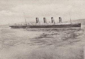 MSS "Mauretania" (b/w photo) 作者 英国摄影师