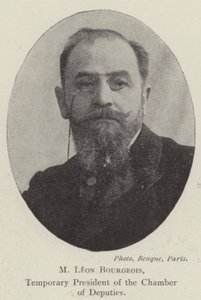 M Leon Bourgeois，众议院临时主席 作者 英国摄影师