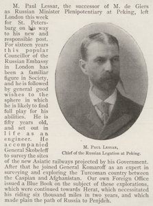 M Paul Lessar，北京俄罗斯公使馆院长 作者 英国摄影师