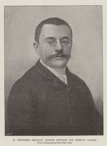 M Theophile Delcasse，法国外交部长 作者 英国摄影师