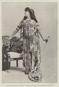 Sarah Bernhardt夫人在新英国歌剧院担任Victorien Sardous Drama的Cleopatra