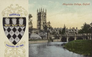 牛津大学马格达伦学院（彩色照片 作者 英国摄影师