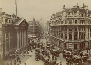 Mansion House，Queen Victoria Street和Cheapside，London 作者 英国摄影师
