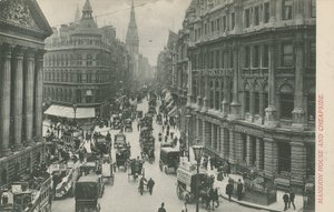 Mansion House和Cheapside，伦敦 作者 英国摄影师