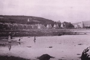 Rothesay的Marine Parade（b/w照片）。 作者 英国摄影师