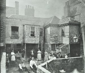 市场法院，伦敦，1868年 作者 英国摄影师