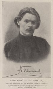 马克西姆·高尔基（Alexis Pyeshkov）拒绝入读俄罗斯帝国学院 作者 英国摄影师