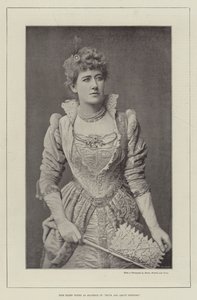 Ellen Terry小姐作为Beatrice在Ado关于什么都没有 作者 英国摄影师