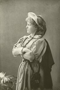 Lily Langtry小姐饰演Rosalind（凹版印刷） 作者 英国摄影师