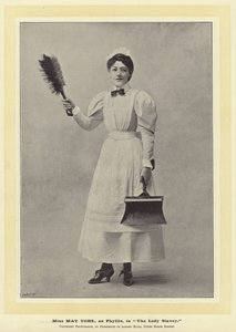 作为Phyllis的May Yohe小姐，在Lady Slavey 作者 English Photographer