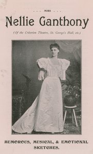 标准剧院的Nellie Ganthony小姐 作者 英国摄影师