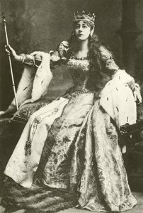 Violet Vanbrugh小姐饰演Anne Boleyn（凹版） 作者 英国摄影师