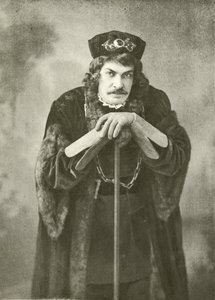 Arthur Bourchier先生饰演Jaques（雕刻） 作者 英国摄影师