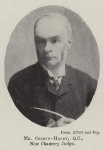 Cozens-Hardy先生，QC，新法官 作者 英国摄影师