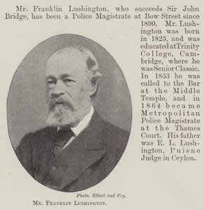 Franklin Lushington先生 作者 英国摄影师