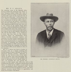 Frederic Courtenay Selous先生 作者 英国摄影师