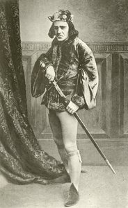 Richard Mansfield先生饰演理查德三世（凹版印刷） 作者 英国摄影师