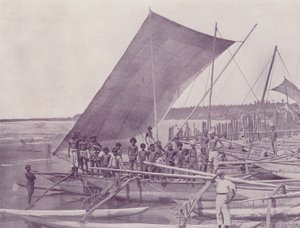 本机渔船，锡兰 作者 英国摄影师