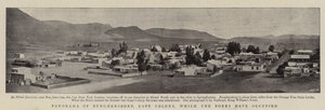 Burgersdorp，Cape Colony的全景，Boers占领了 作者 英国摄影师