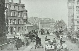 议会广场，威斯敏斯特LB：广阔的避难所，寻找议会广场，1896年 作者 英国摄影师