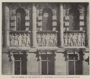 Moorgate Place特许会计师协会Frieze的一部分 作者 英国摄影师