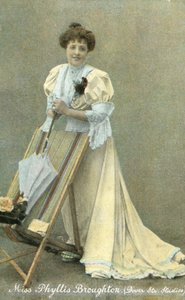 英国舞台剧女演员菲丽丝-布鲁顿（彩色照片） 作者 英国摄影师