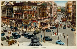 伦敦皮卡迪利广场（Piccadilly Circus）（照片）。 作者 英国摄影师