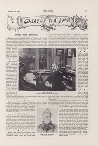Portrait of Mr J M Dent, the well-known publisher in his office (b/w photo) 作者 英国摄影师