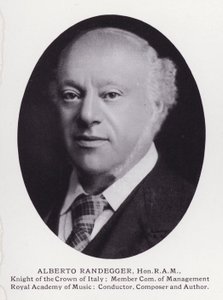Prominent Men of London: Alberto Randegger (b/w photo) 作者 英国摄影师
