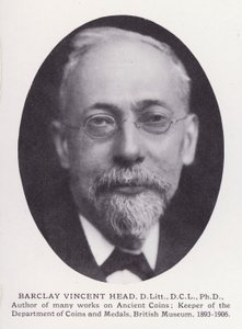 Prominent Men of London: Barclay Vincent Head (b/w photo) 作者 英国摄影师
